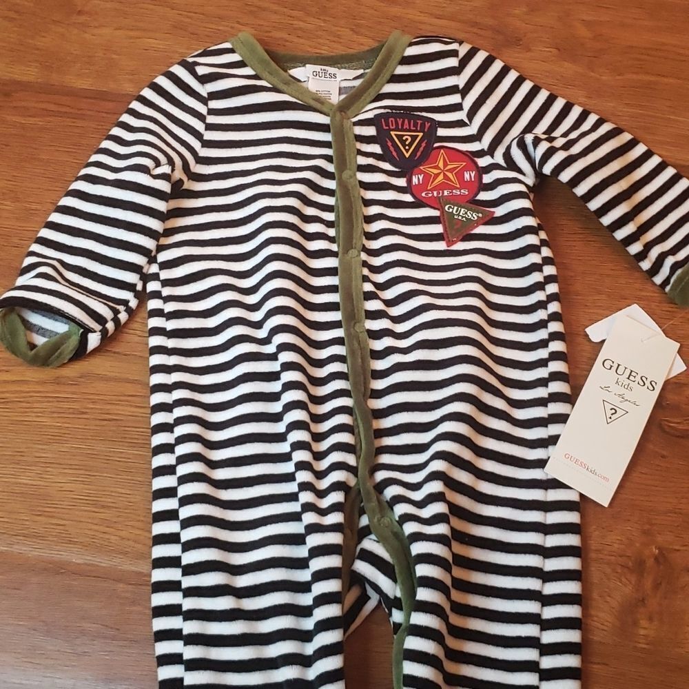 Guess Baby Footed Pajamas